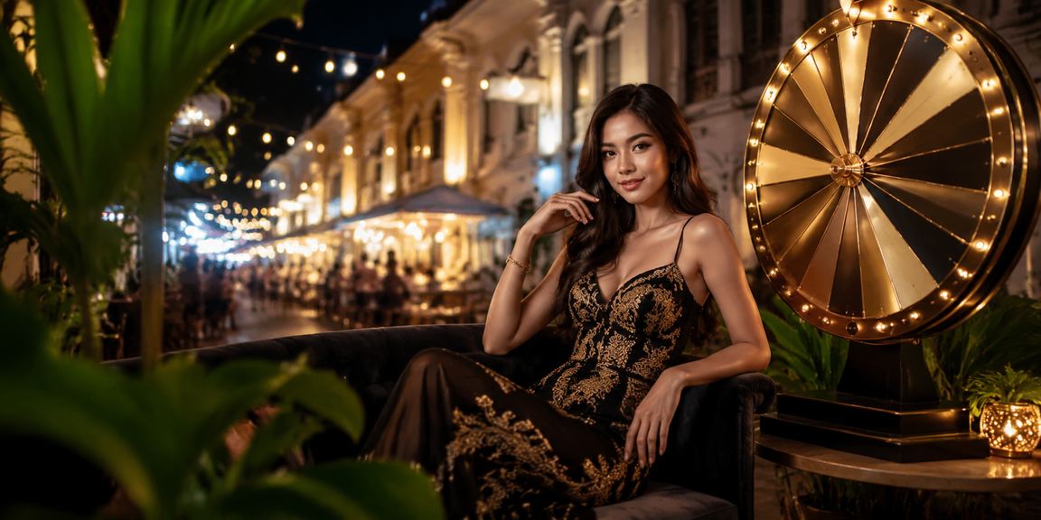 Suasana perayaan Hari Raya dengan promosi khas big321 di Ipoh Malaysia